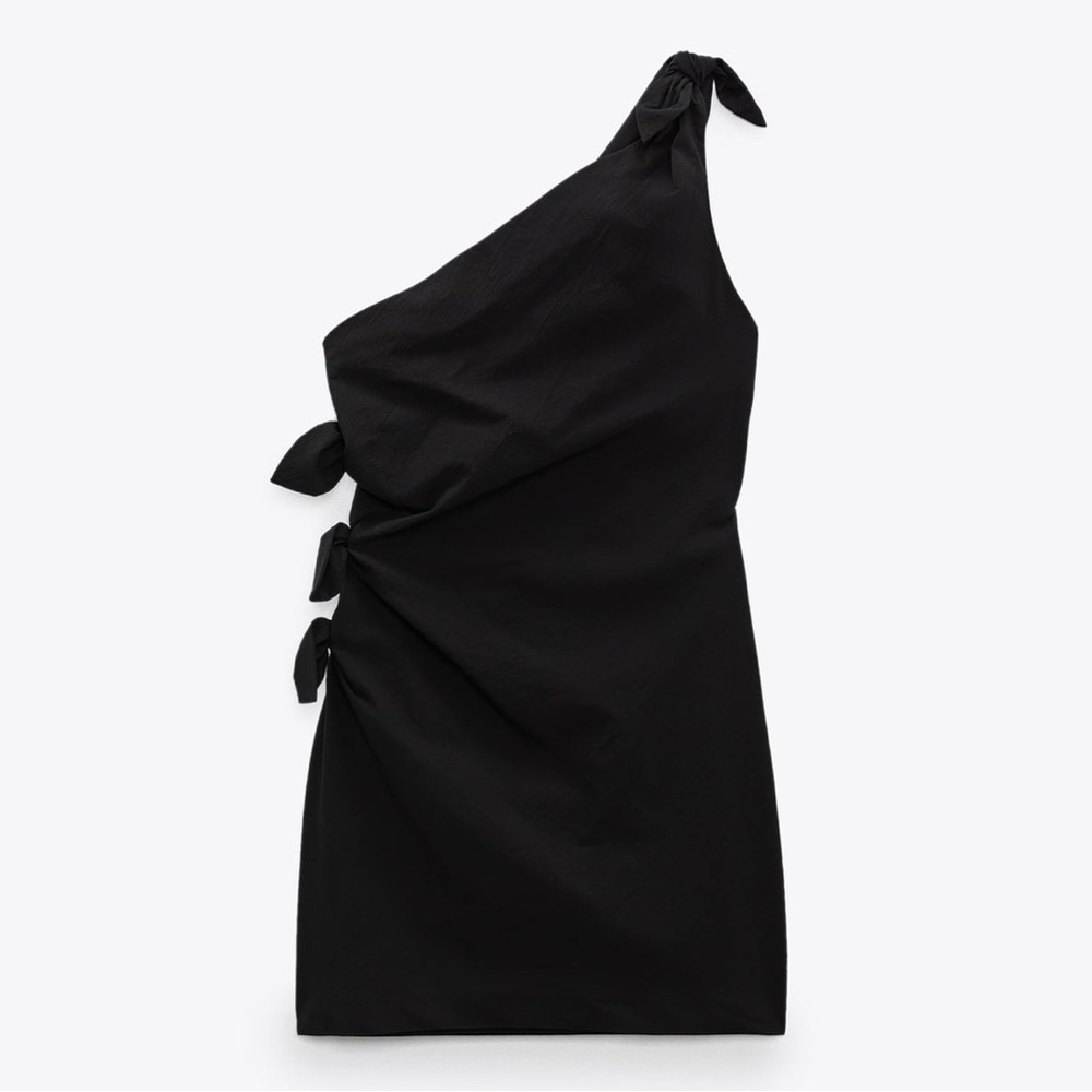 ZARA KNOTTED MINI DRESS